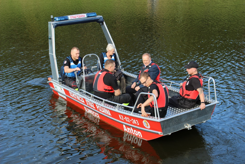 Nowa łódź dla OSP Sławięcice [fot. Katarzyna Doros-Stachoń]