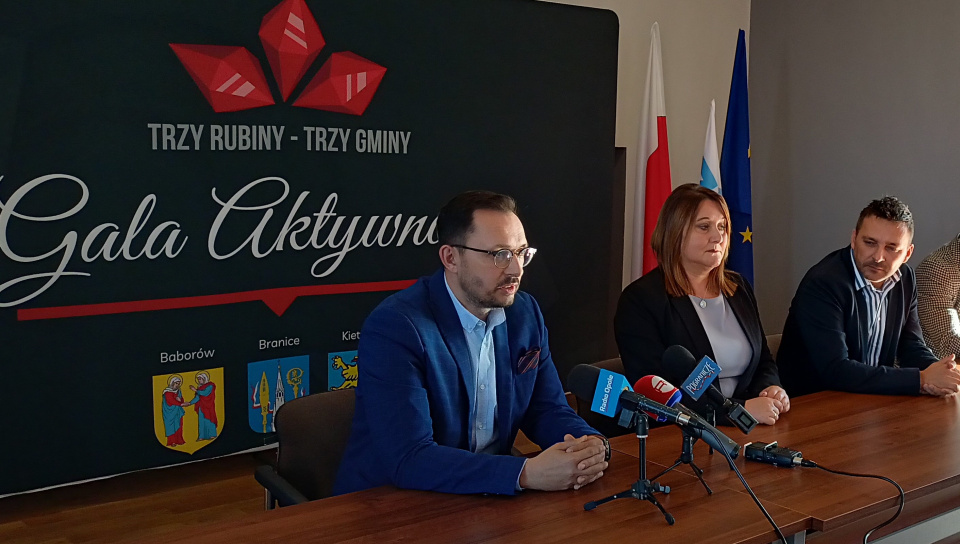 "Trzy Rubiny – Trzy Gminy" - konferencja w Kietrzu - [fot: Grzegorz Frankowski]