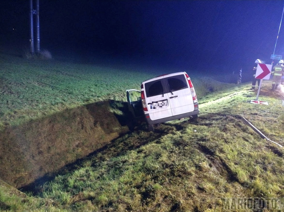 Wypadek na dk39 w Igłowicach [fot. Mario]