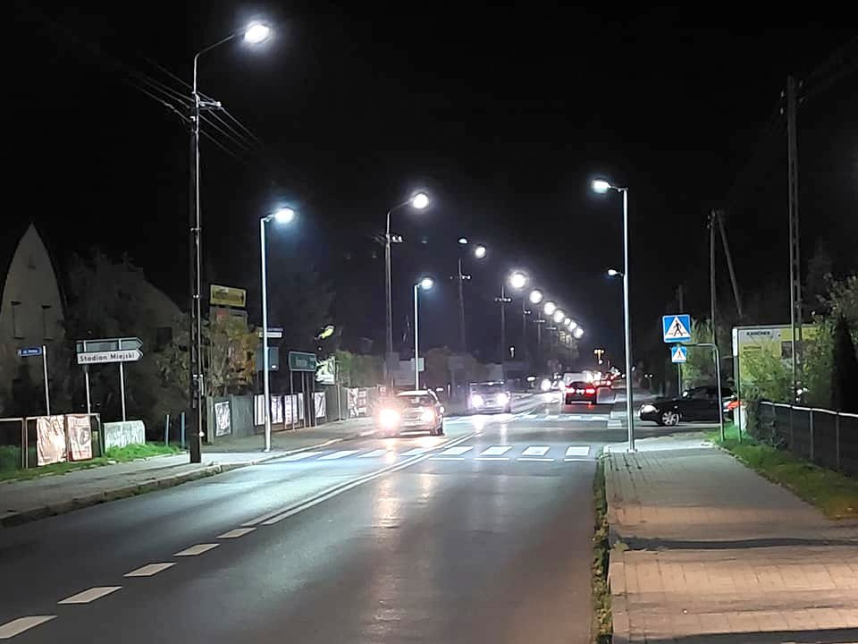 Wyłącznie latarni w Kluczborku [fot. www.facebook.com/Kluczbork]
