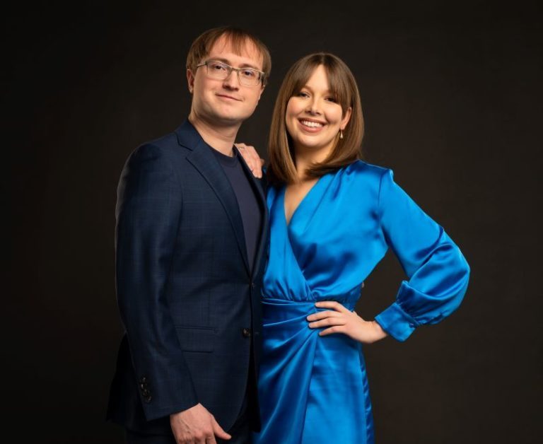 Julia Kociuban-Maximov i Ilya Maximov [fot. fot. Adam Golec, źródło: Filharmonia Opolska]