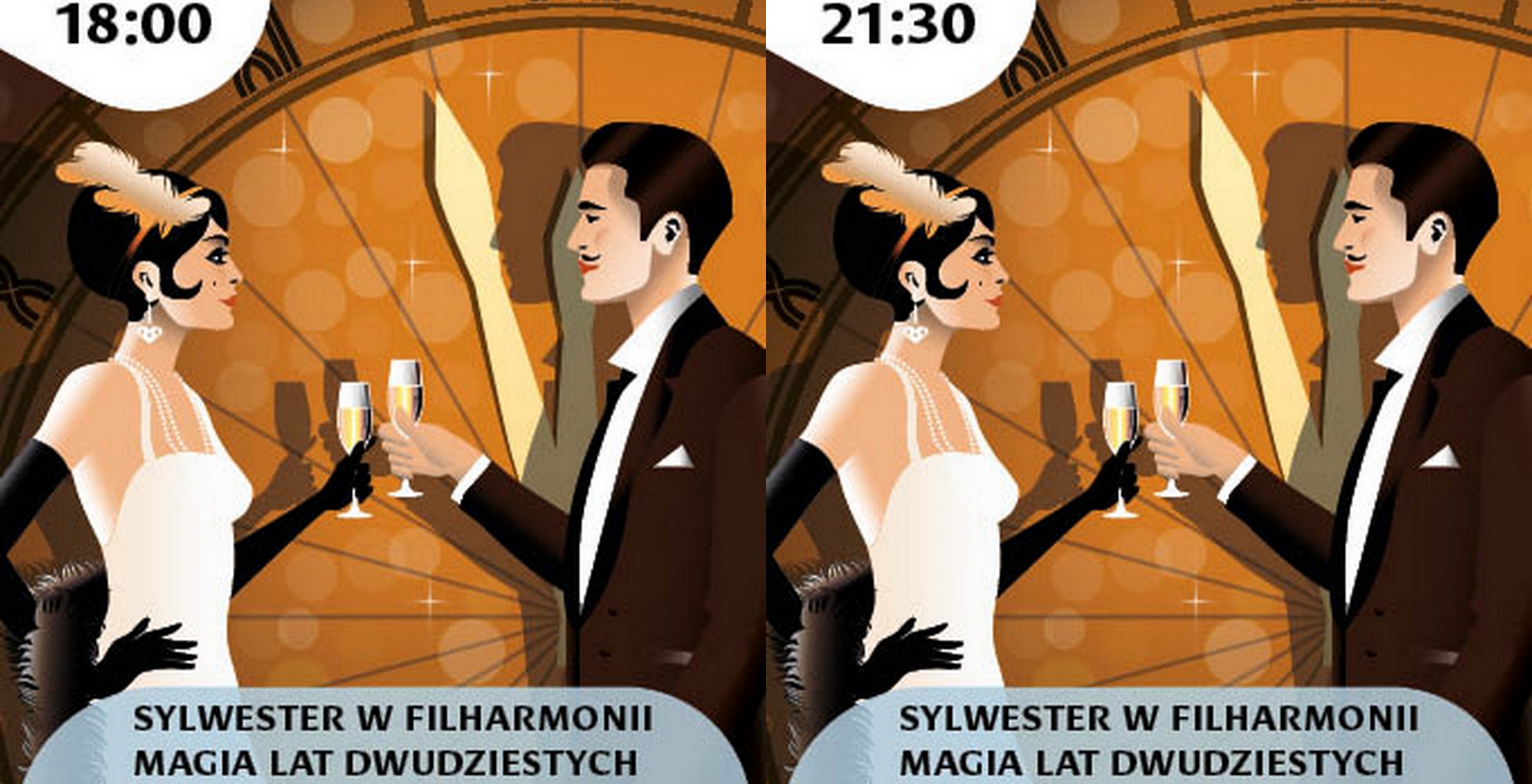 Wieczór sylwestrowy w Filharmonii Opolskiej odbędzie się o dwóch do wybory porach: o 18:00 i 21:30