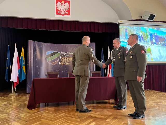 Zmiana dowódcy w Centralnym Wojskowym Centrum Rekrutacji w Opolu