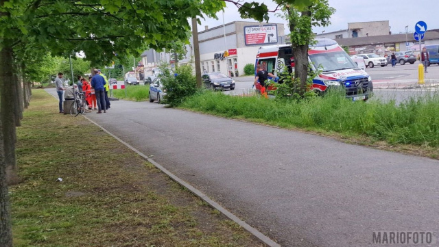Potrącenie rowerzysty w Opolu. Wypadek na krajówce