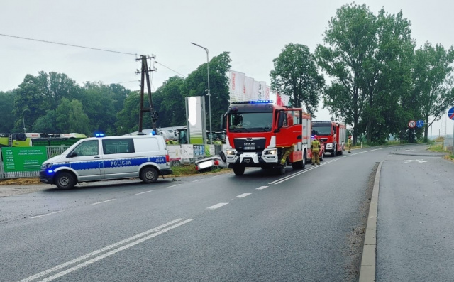 Poranne wypadki na drogach województwa opolskiego