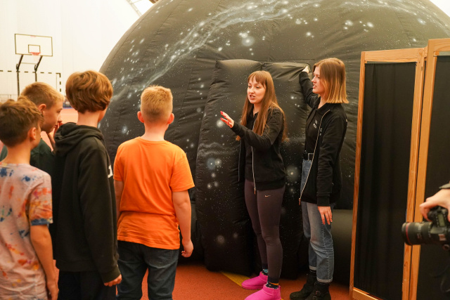 To był totalny kosmos. Uczniowie z PSP 30 w Opolu uczyli się o gwiazdach i planetach