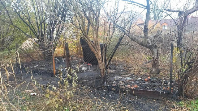 Tragiczny pożar w Niemodlinie. W spalonej altance strażacy znaleźli zwłoki