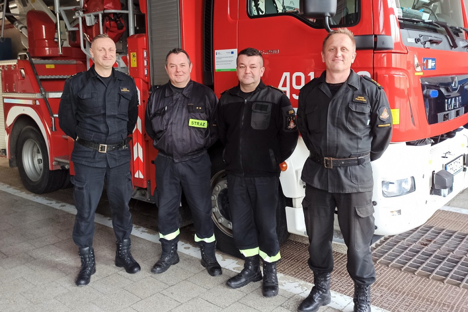 Strażacy z Komendy Powiatowej PSP w Strzelcach Opolskich podsumowali 2022 rok [fot. Joanna Gerlich]