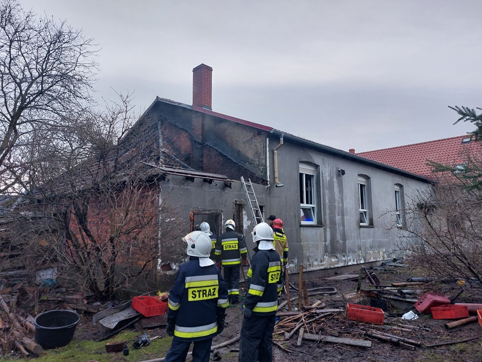 Pożar restauracji fot. KM PSP w Opolu