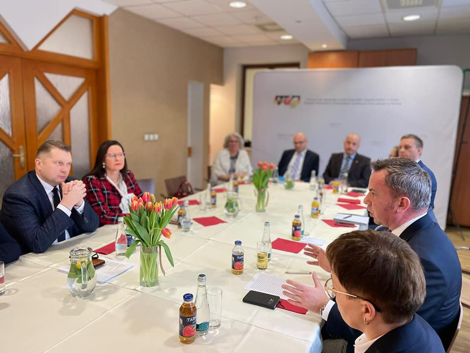 Spotkanie ministra Czarnka z przedstawicielami MN [fot. FB Violetta Porowska]