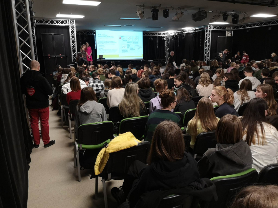 Spotkanie edukacyjne w Studenckim Centrum Kultury w Opolu [fot. Jacheć]
