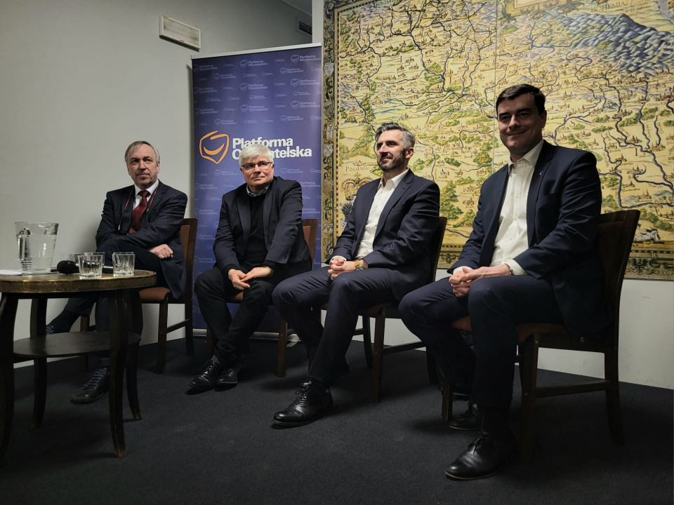 Spotkanie z politykami Koalicji Obywatelskiej w Opolu [fot. Katarzyna Doros-Stachoń]