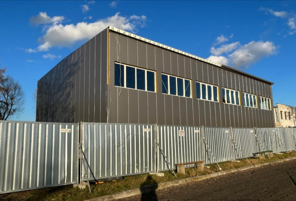 Budowa sali gimnastycznej w Naroku [fot. archiwum prywatne]