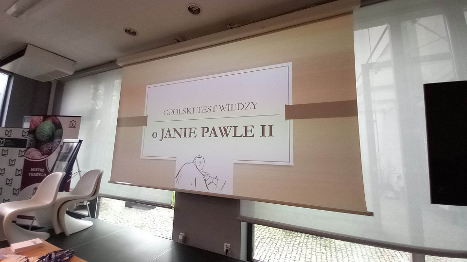 Opolski Test Wiedzy o Janie Pawle II [fot. Mariusz Chałupnik]