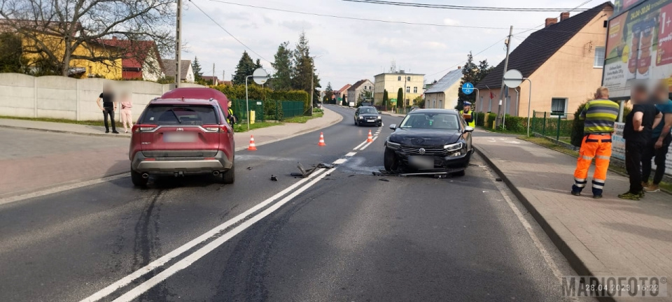 Wypadek w Łosiowie [fot. Mario]