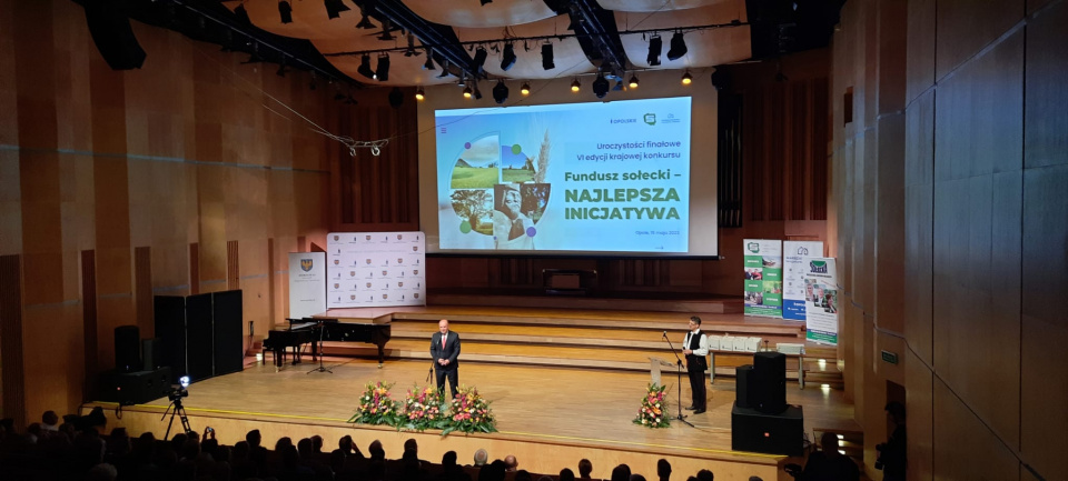 Ciepielowice wygrały konkurs na najlepszą inicjatywę sołecką w kraju gala w Opolu [fot. Katarzyna Doros-Stachoń]