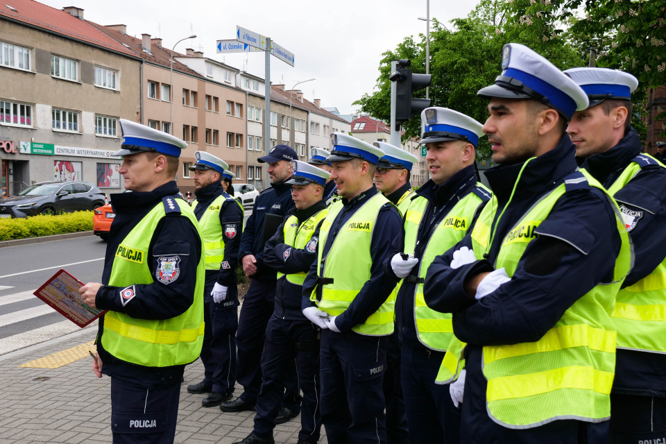 Policyjny konkurs o miano najlepszego policjanta ruchu drogowego [fot. Marcin Boczek]