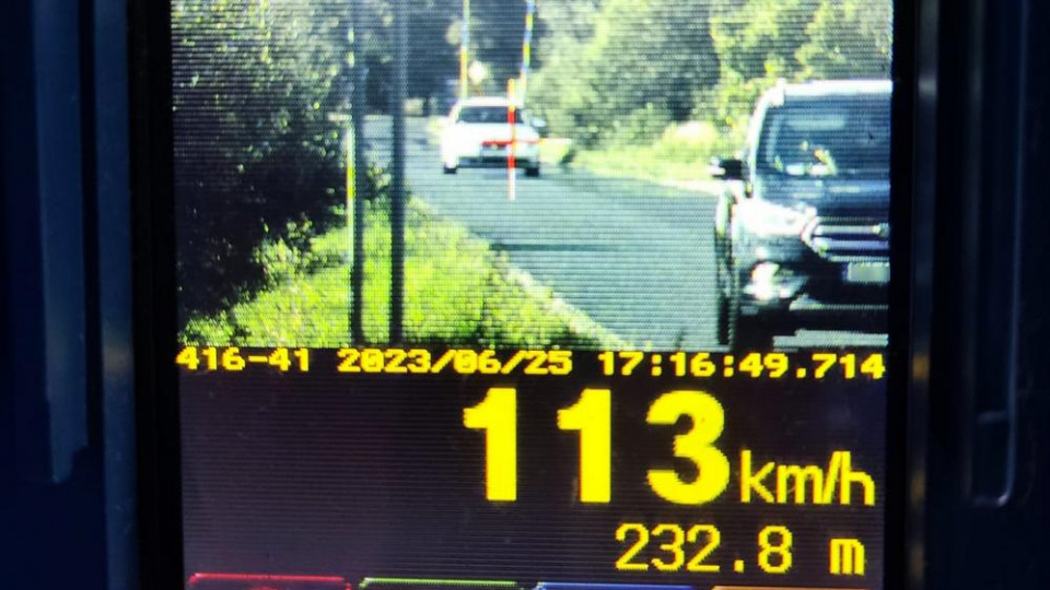 Pomiar prędkości - zdjęcie KPP Brzeg