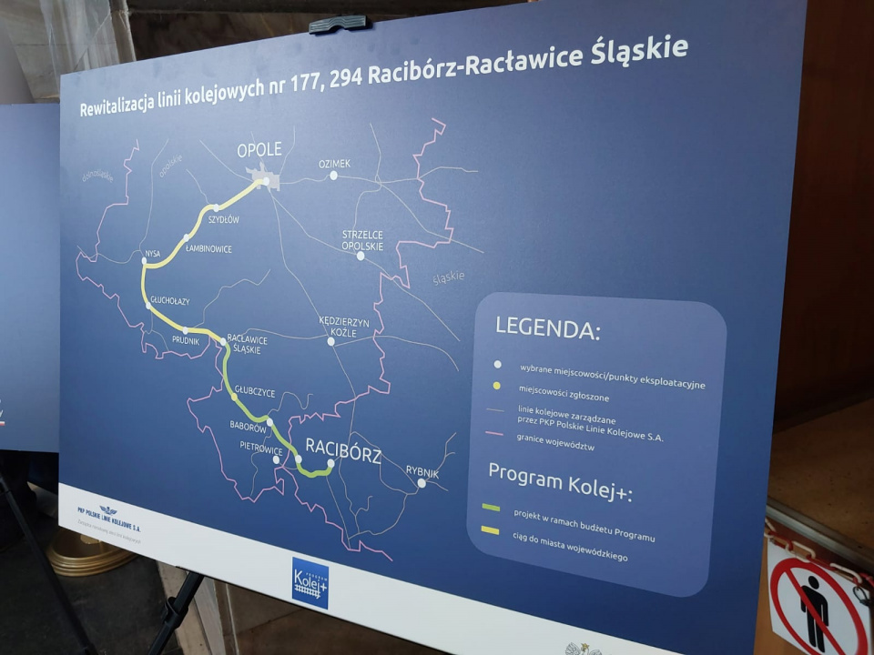 Rewitalizacja linii kolejowej: Racibórz - Racławice śląskie - [fot: Agnieszka Stefaniak]