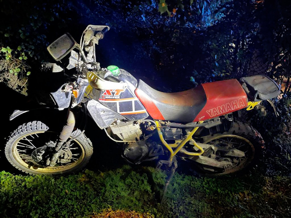 Wypadek motocyklisty w gminie Walce fot. policja