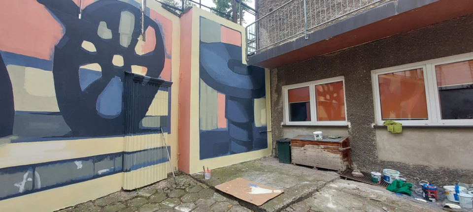 Nowy mural w Opolu [fot. Agnieszka Stefaniak]