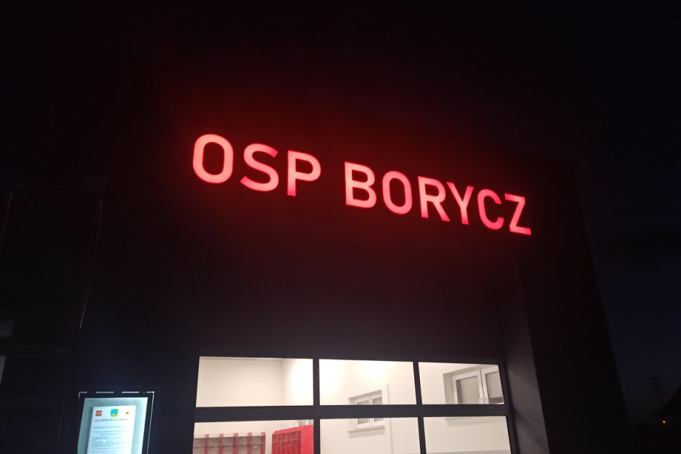 Nowa remiza OSP Borycz [fot. Joanna Gerlich]