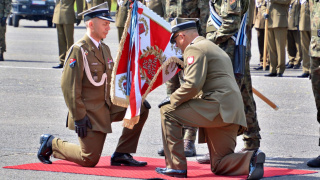 Zmiana dowódcy 1. Brzeskiego Pułku Saperów [fot. Daniel Klimczak]