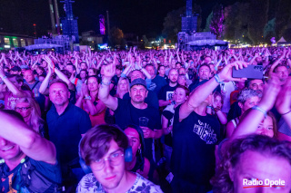 Tom Morello, gitarzysta Rage Against The Machine. [fot. Sławomir Mielnik]