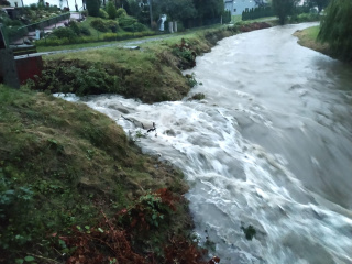 Sytuacja hydrologiczna w Jarnołtówku [fot. słuchacz]