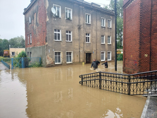 Wielka woda w Prudniku [fot. J. Poniatyszyn]