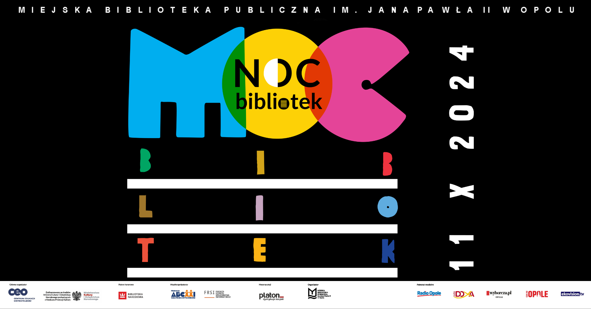 Plakat X Nocy Bibliotek