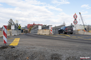 Nowy most tymczasowy w Głuchołazach został otwarty [fot. Adam Dubiński]