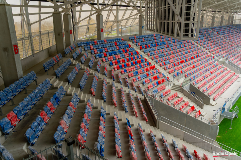 Stadion Opolski coraz bliżej ukończenia - listopad 2024 [fot. Adam Dubiński]