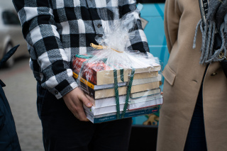 Prezentacja nowego bibliobusa w Łubnianach [fot. Marcin Boczek]