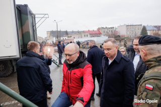 Prezydent Andrzej Duda w Głuchołazach [fot. Sławomir Mielnik]