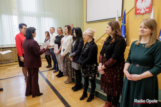 Wręczenie medali i aktów nadania stopnia awansu zawodowego nauczyciela dyplomowego [fot. Sławomir Mielnik]