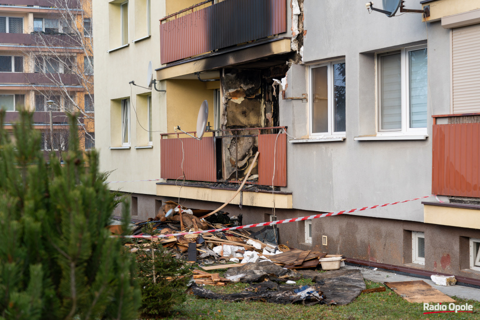 Pożar mieszkania przy ul. Chmielowickiej w Opolu [fot. Adam Dubiński]