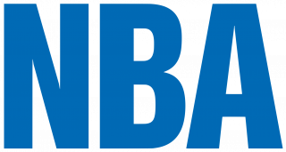 NBA [logo: wikipedia/domena publiczna/National Basketball Association]