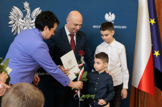 Uroczyste nadanie 11 obywatelstw polskich dla osób z Ukrainy i Białorusi [fot. Sławomir Mielnik]