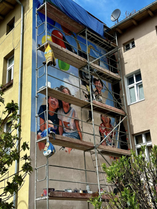 Nowy mural w Głuchołazach [fot. FB/Głuchołazy miasto i gmina]