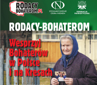 Ruszyła kolejna edycja akcji pomocowej "Rodacy Bohaterom" - [fot: https://rodacybohaterom.pl]