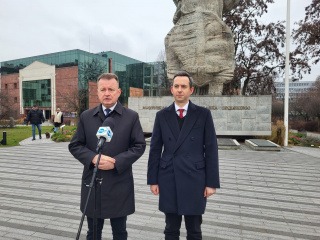 Mariusz Błaszczak, Marcin Ociepa [fot. Katarzyna Doros-Stachoń]