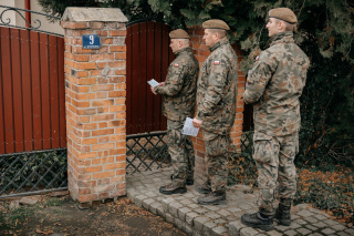 Akcja "Bezpieczna Zima dla Powodzian" [fot. archiwum 17. Opolskiej Brygady Obrony Terytorialnej]