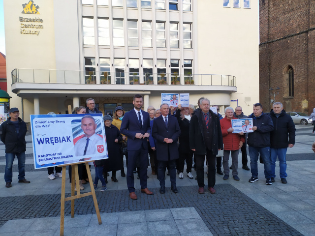 Jerzy Wrębiak chce być burmistrzem Brzegu trzecią kadencję. Rozpoczął kampanię