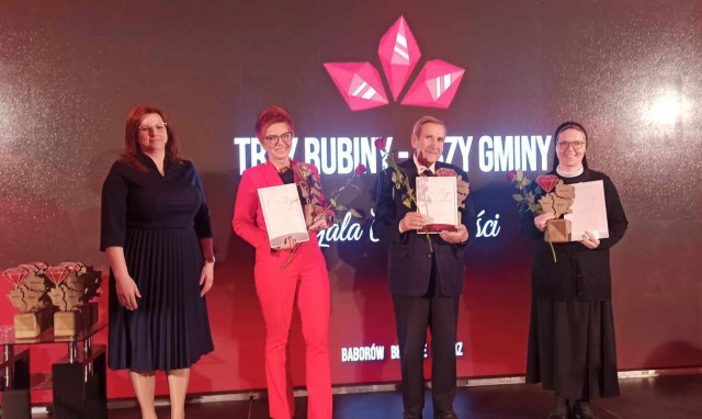 Trzy samorządy z powiatu głubczyckiego przyznały doroczne nagrody w konkursie Trzy Gminy - Trzy Rubiny