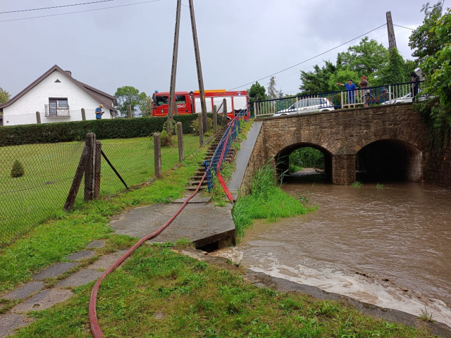 Burze w regionie. Wezwania do połamanych drzew i zalanych posesji [AKTUALIZACJA]