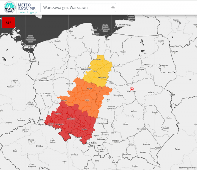 Alert pogodowy Rzecznik IMGW w Radiu Opole: Modele wskazują, że będzie bardzo niebezpiecznie