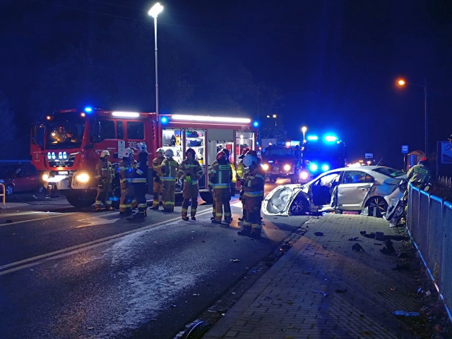 Wypadek w Karczowie na DK94. Wezwano śmigłowiec LPR