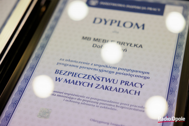 Pańswtowa Inspekcja Pracy nagradza najbezpieczniejsze firmy