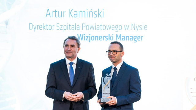 Dyrektor Szpitala Powiatowego w Nysie Wizjonerem Zdrowia 2024